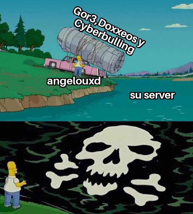 Contexto: el año pasado desde octubre y noviembre un server de discord llama el servidor de angelouxd,los usuarios envian todo tipo de contenido explicito. - meme