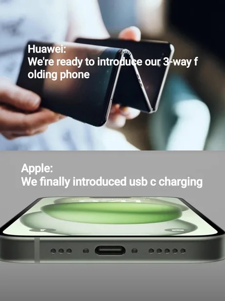 Smartphone evolution - meme
