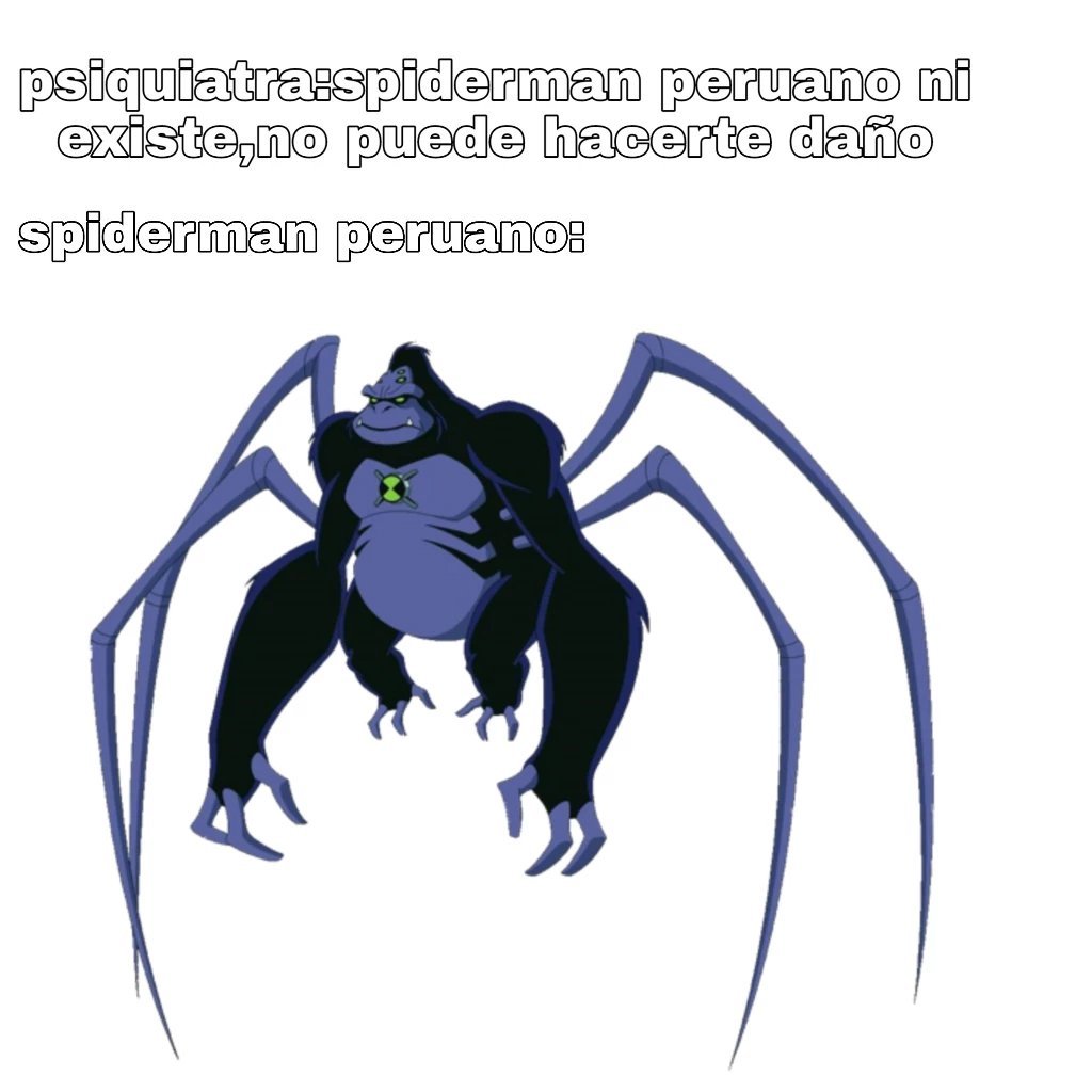 Spiderman peruano - meme