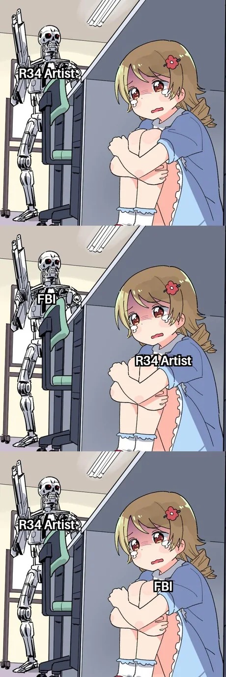R34 vs FBI - meme