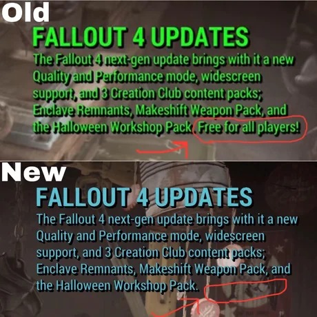 New Fallout 4 updates - meme