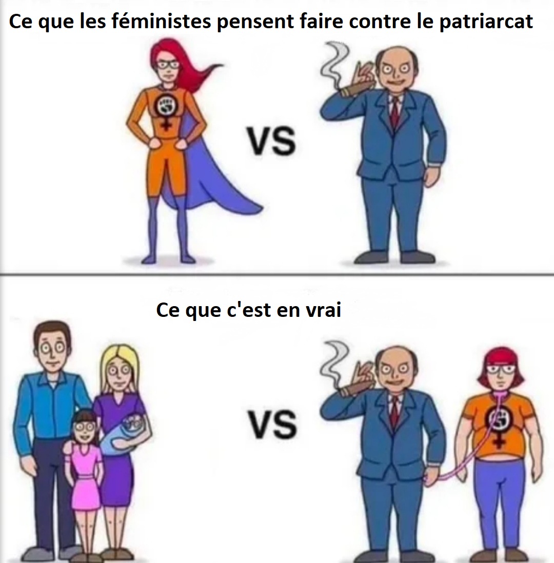 Tu seras possédée et malheureuse - meme