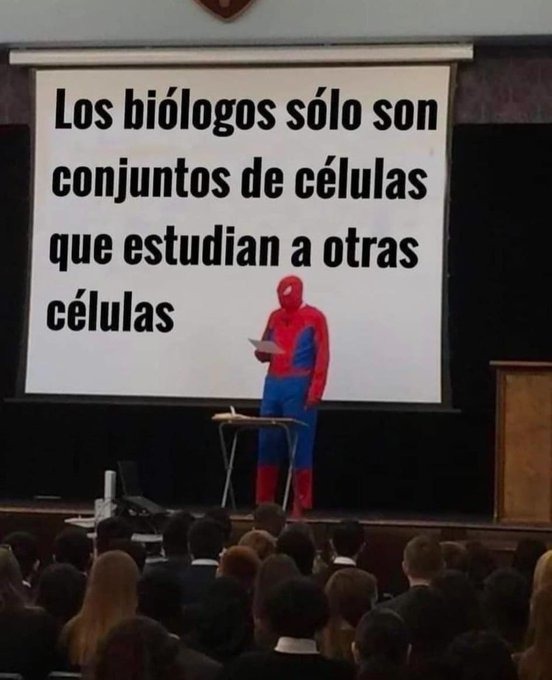 Malditos biólogos han destrozado la biología - meme