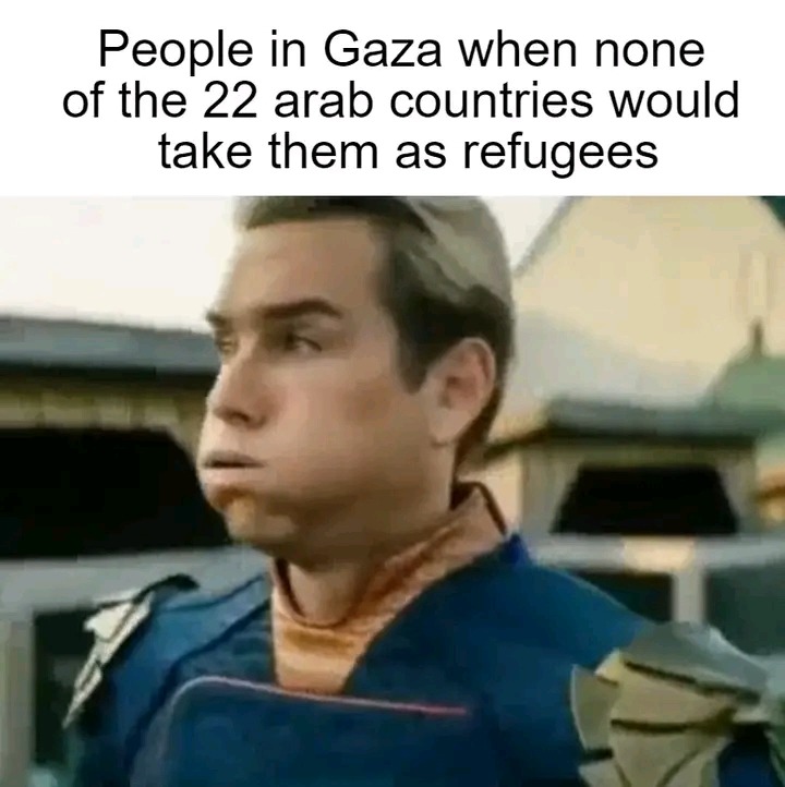 And still people blame Israel - meme
