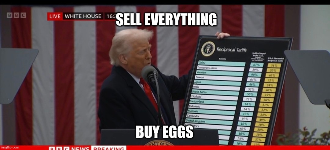 trump's eggs - meme