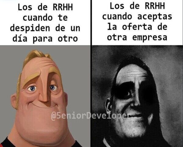 RRHH vengativo - meme