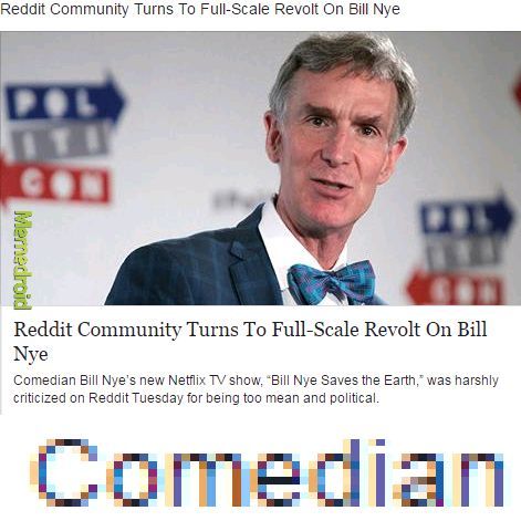 Bill Nye the comedian guy - meme