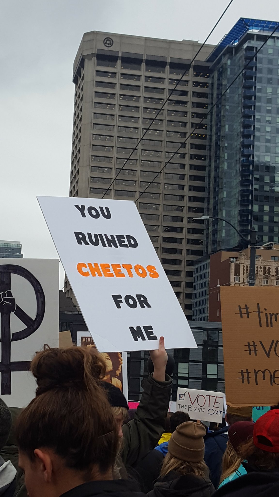 Friend was at a women's march and saw this - meme