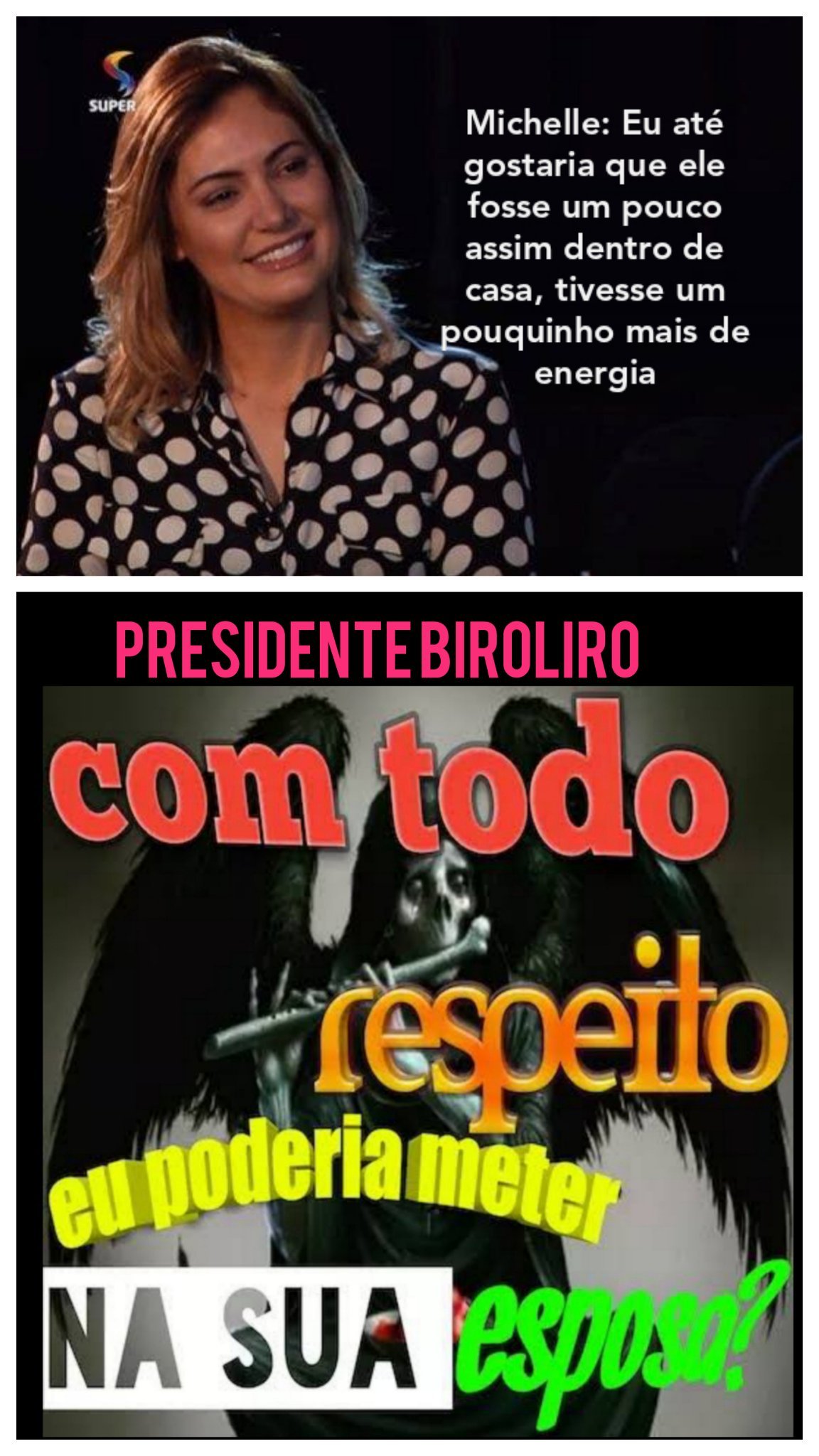 Michelle Bolsonaro gostosa - meme