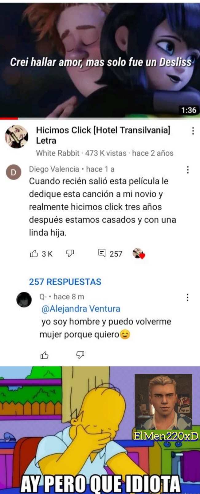 El Diego Valencia no es gay, es su esposa usando su cuenta - meme