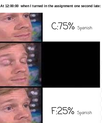 Spanish sucks - meme