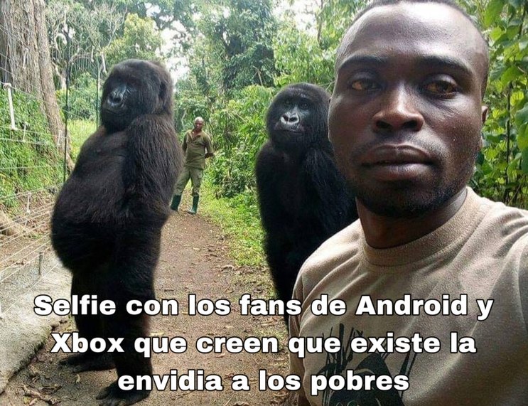 La verdad ya estoy arto de esta gente que no puede permitirse comprarse algo más decente comentando “tenes envidia de nuestra batería duradera y Pou gratis” o “como te gustaría tener Game Pass” - meme