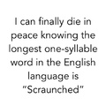 What in heck does scraunched even mean though