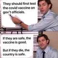 It's a win win! I'm 100% for the covid vaccine as long its properly tested and proven safe. Antivaxxers can fuck right off^-^