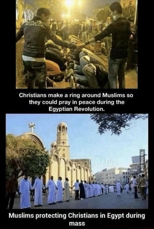 Christians and Muslims - meme