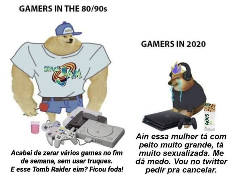 gamers vs gaymers - meme