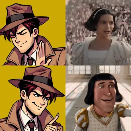 Rachel Zegler Lord Farquad meme