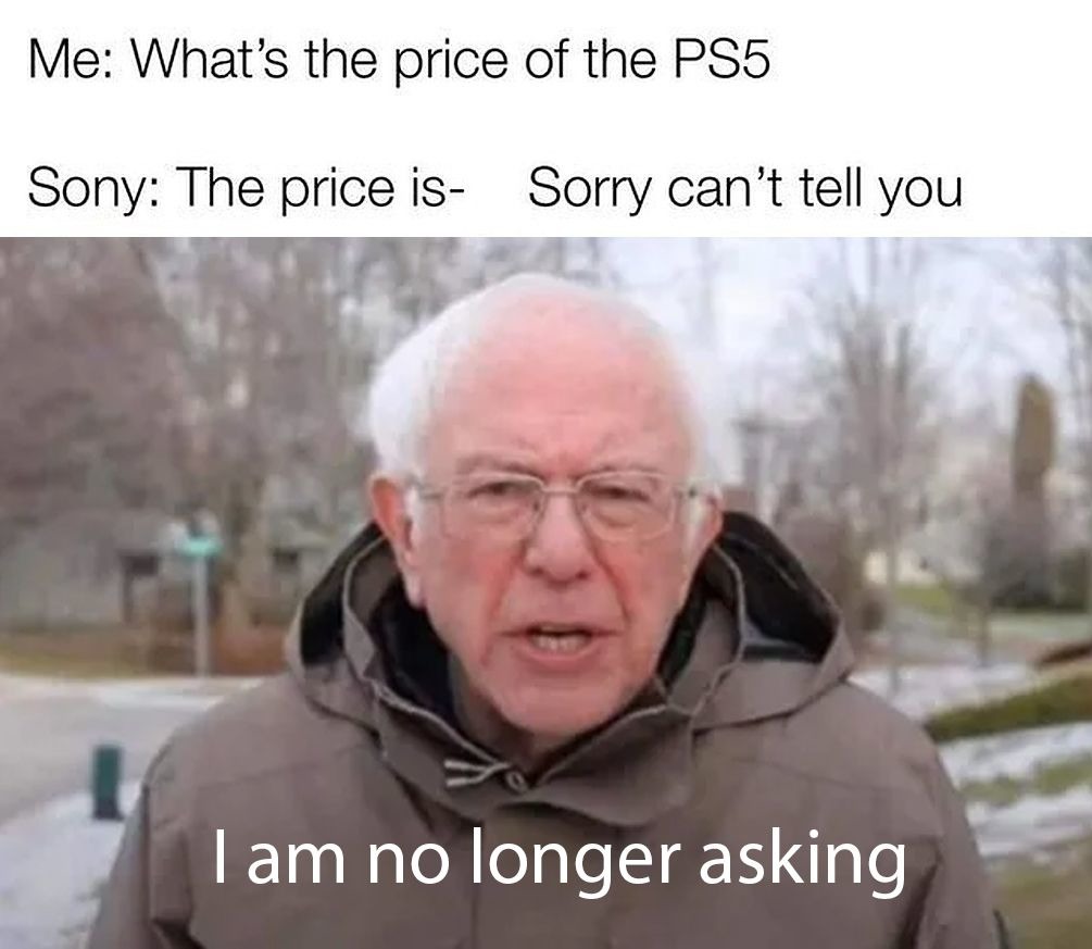 PS5 price increase meme