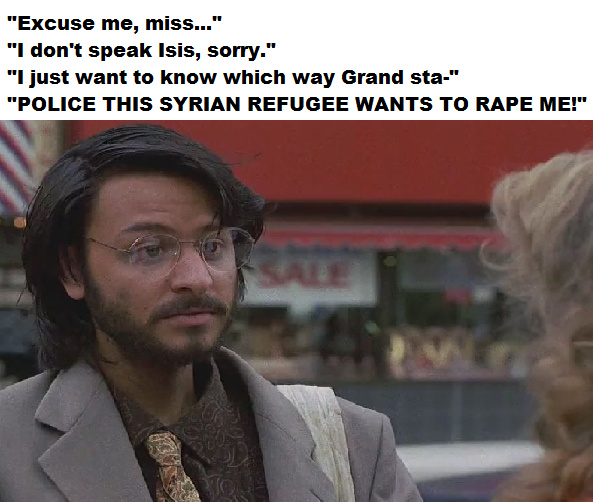 damn refugees - meme
