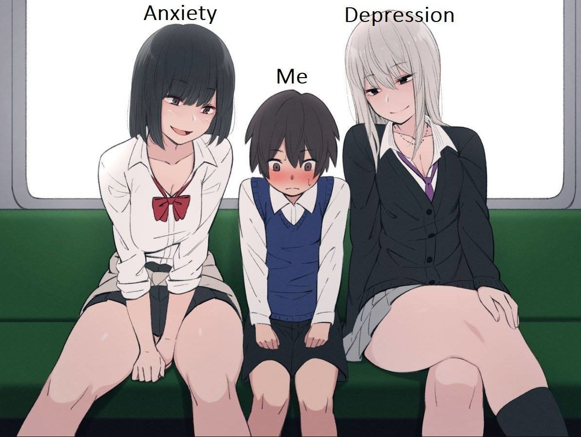 Depression loking fine - meme
