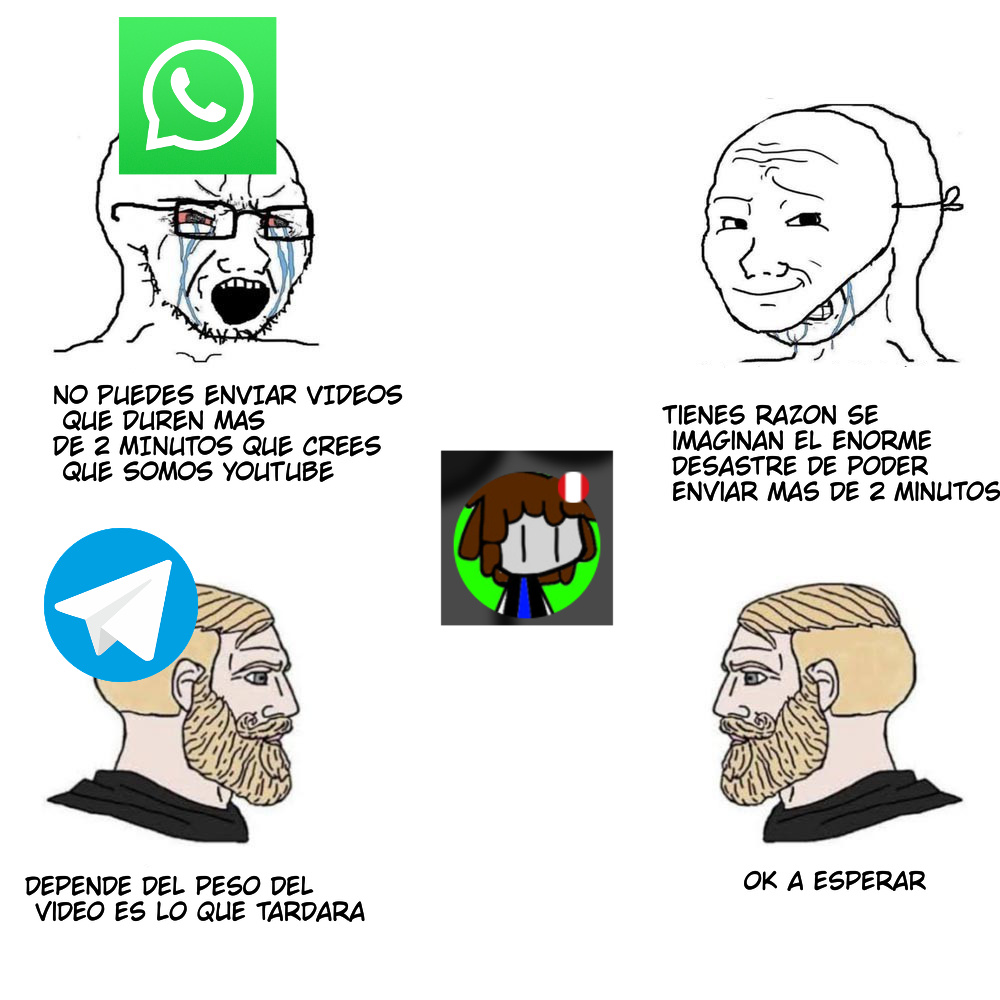 telegram y sus beneficios - meme