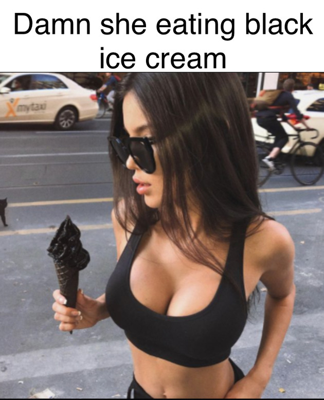 Back ice cream - meme