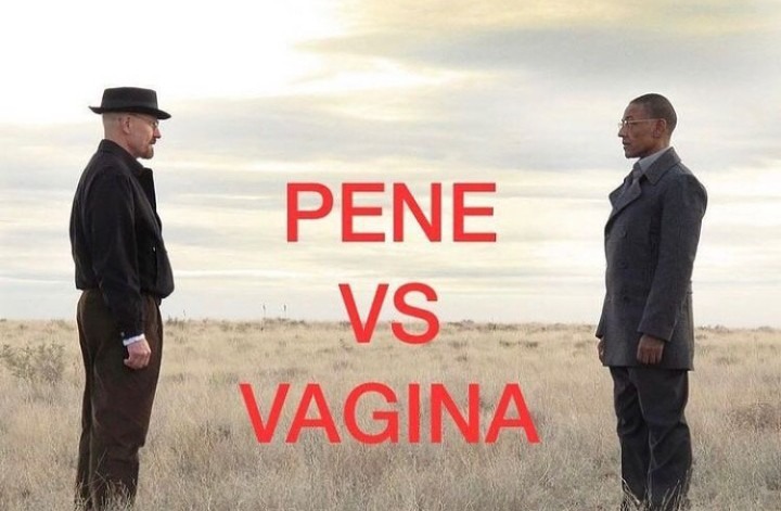 Pene vs vagina - meme