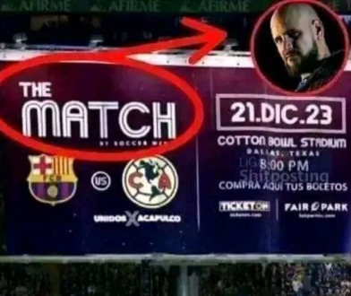 Partidazo del VARcelona vs America - meme
