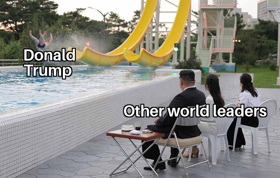 They're watching to see what happens - meme