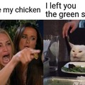 I left you the green stuff