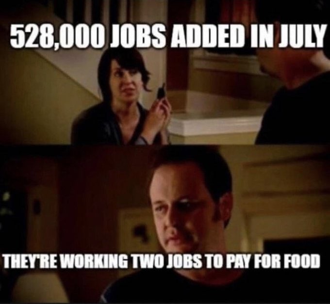 Jobs report - meme