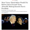 A Vote for Biden is a vote for President Cackling sucker