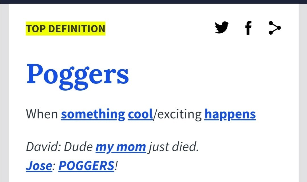 Poggers - meme
