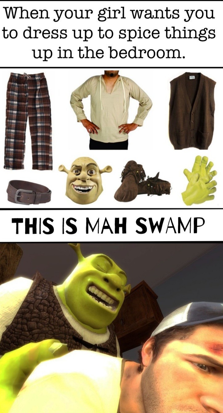 Shrek is love, Shrek is BDSM - meme