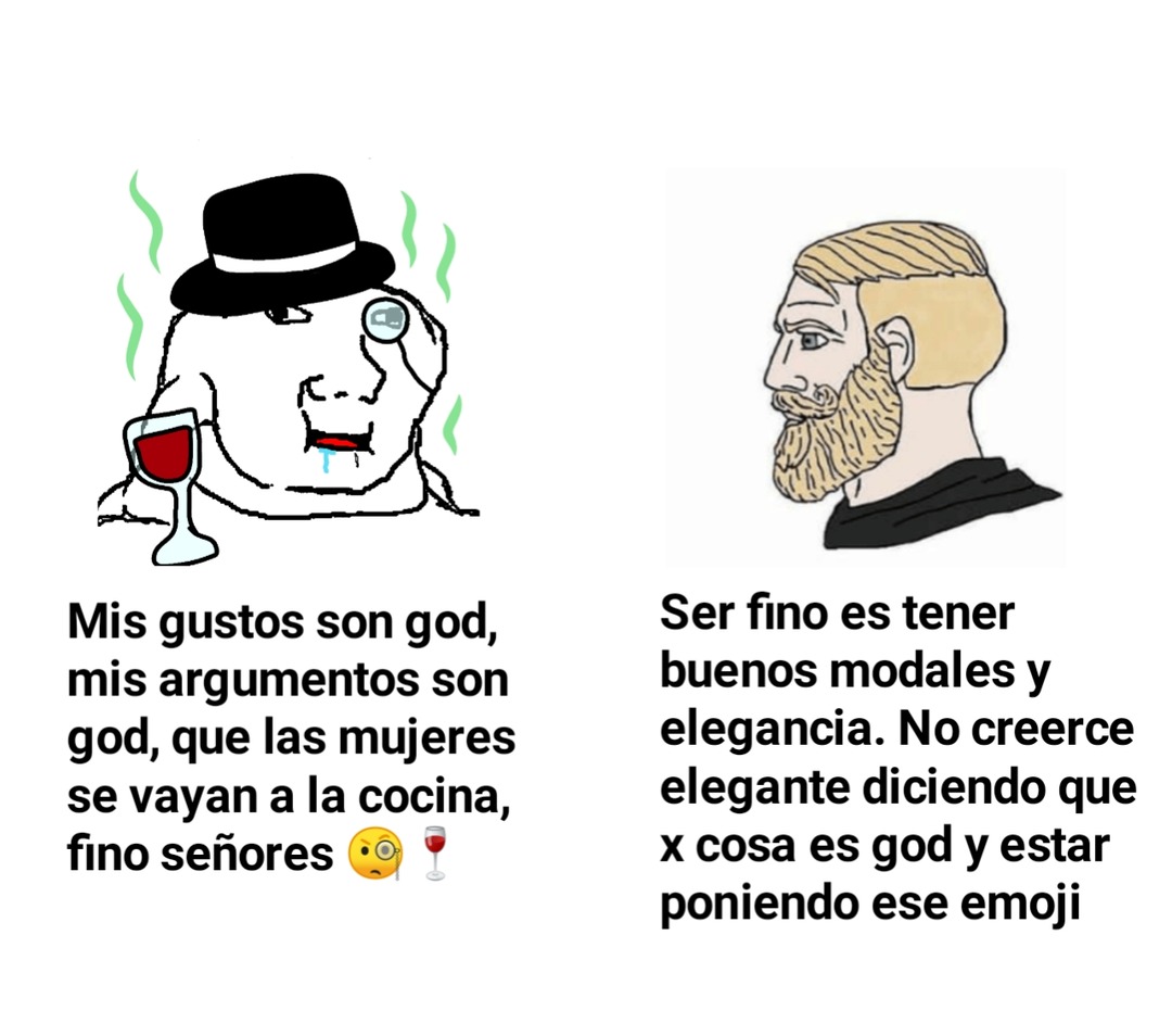 emoji fino senores