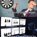 Picking my college major