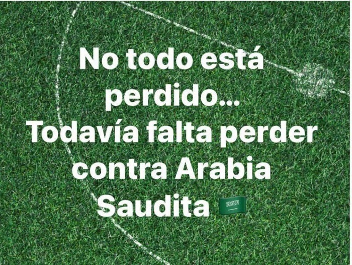 México vs Arabia Saudi - meme