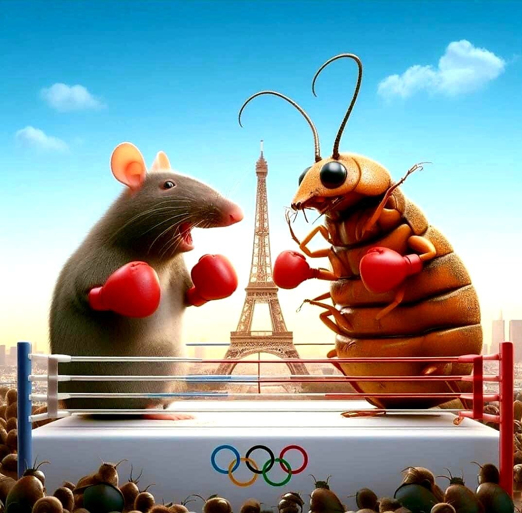 Paris 2024 : Duel de mascottes - meme