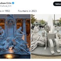 A new fountain has been unveiled in Vienna, celebrating 150 years of the city's spring water supply. This is what they came up with, at a cost of €1.8 million of taxpayers' money...