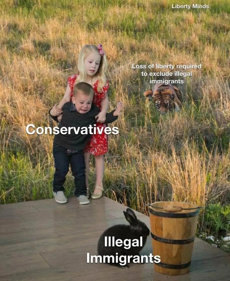 Just reform legal immigration - meme