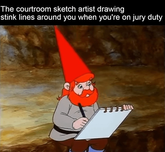 Funny jury duty meme