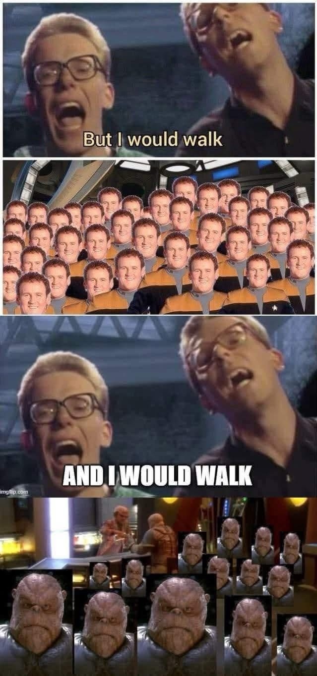 Star Trek, you heathens - meme
