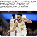 Stephen Curry tested positive