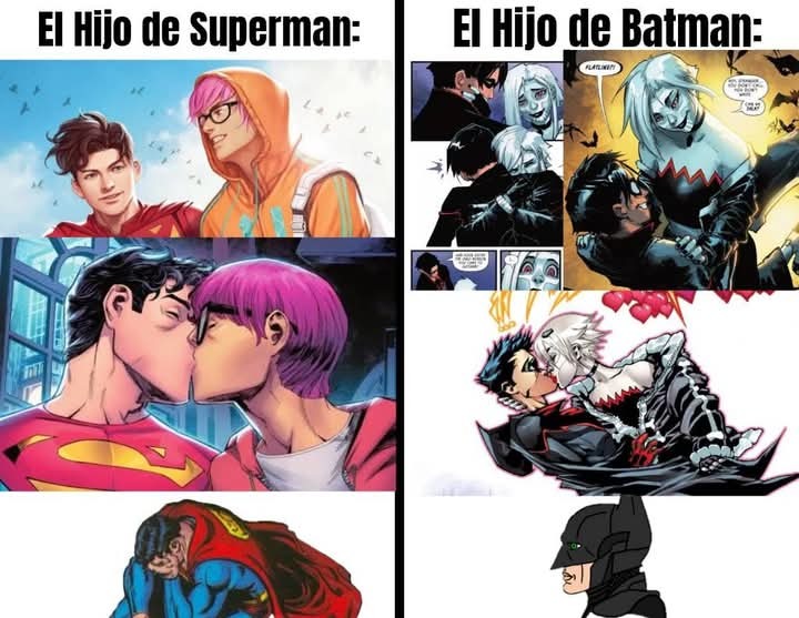 F por superman - meme