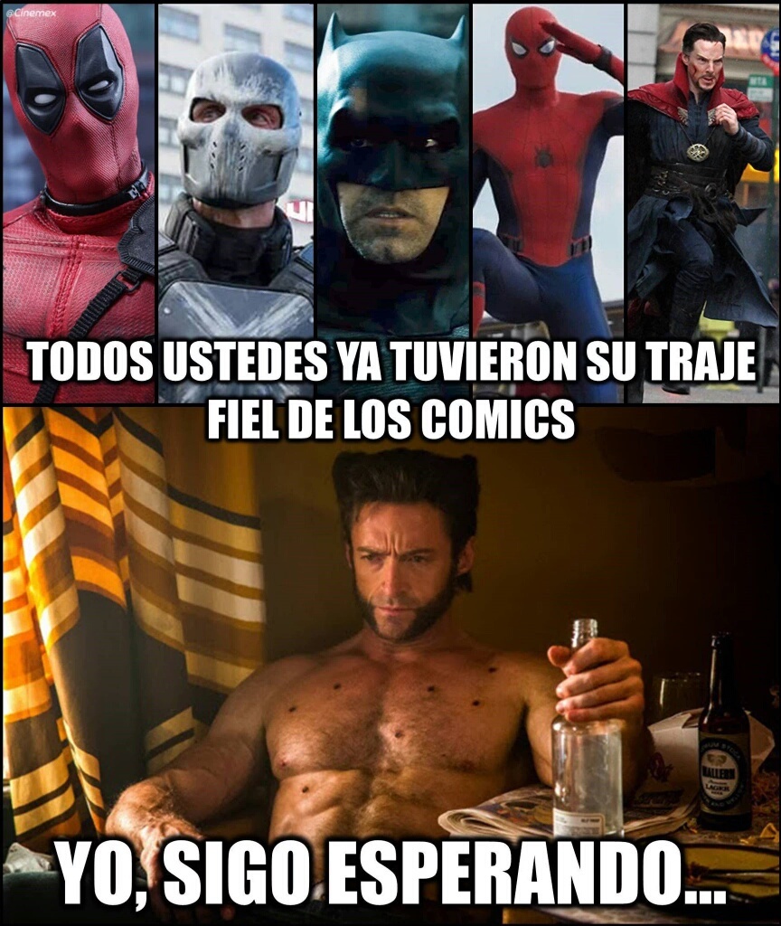 Pobre Wolverine - meme