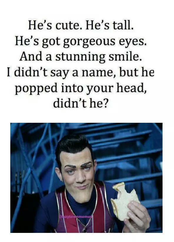 You know you want the robbie rotten - meme