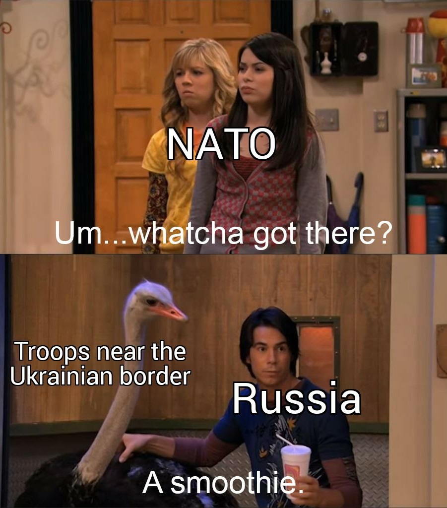 Whatcha got there Russia? - meme