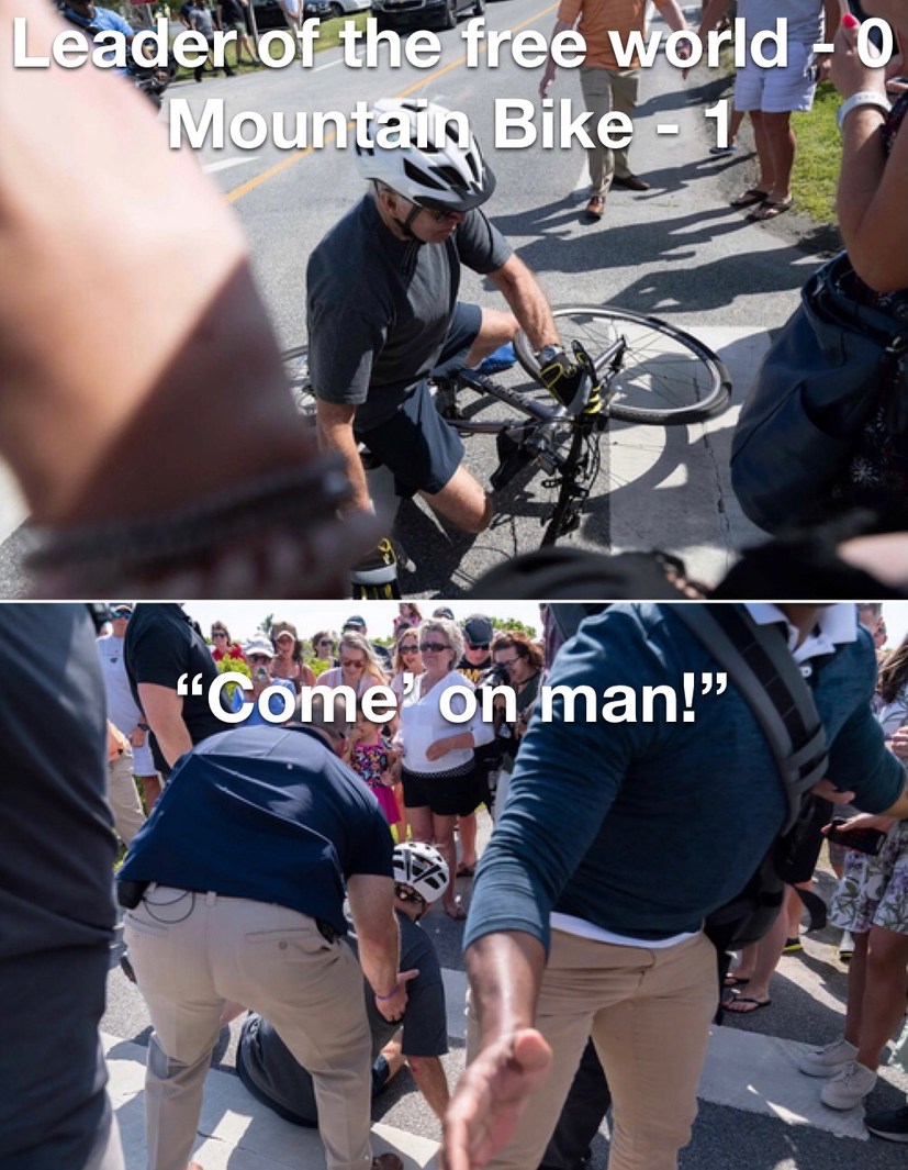 Bikes are hard - meme