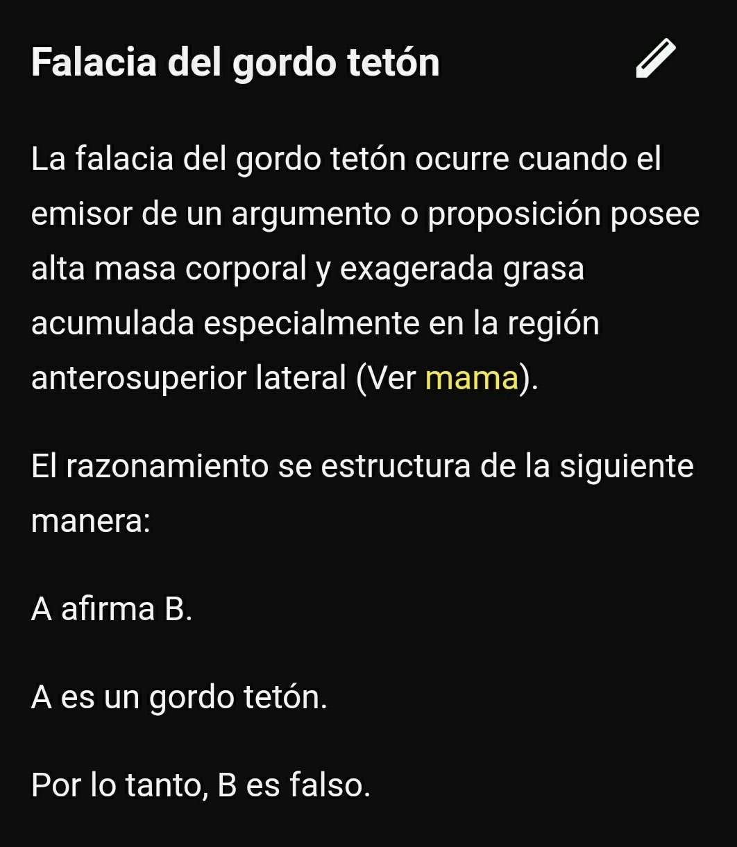 Falacia de momos droid - meme