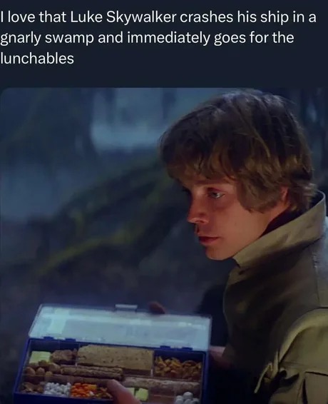Luke is one of us - meme